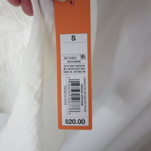 Colsie Lot of 2 Babydoll Cami Bralette Tank Tops Yellow White Size Small NWT - Picture 6 of 12